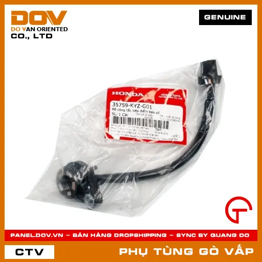 BỘ CÔNG TẮC TIẾP ĐIỂM BÁO SỐ MÃ PHỤ TÙNG 35759KYZG01 — 35759KYZG01
