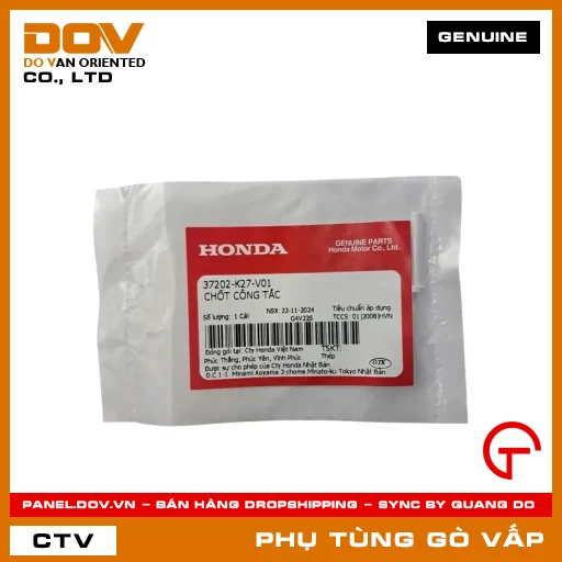 CHỐT CÔNG TẮC MÃ PHỤ TÙNG 37202K27V01 — 37202K27V01