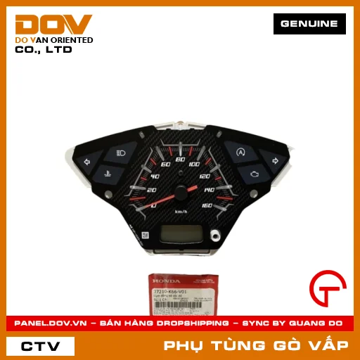 CỤM ĐỒNG HỒ CONTERMET MÃ PHỤ TÙNG 37210K66V01 — 37210K66V01