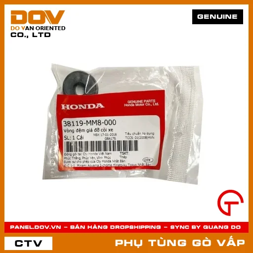 VÒNG ĐỆM GIÁ ĐỠ CÒI XE MÃ PHỤ TÙNG 38119MM8000 — 38119MM8000