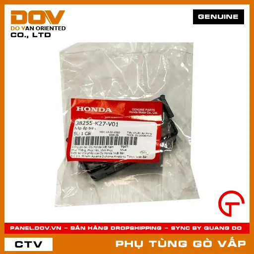 NẮP ỐP TRÊN MÃ PHỤ TÙNG 38255K27V01 — 38255K27V01