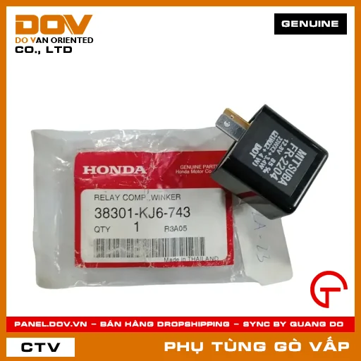 RƠ LE XI NHAN MÃ PHỤ TÙNG 38301KJ6743 — 38301KJ6743