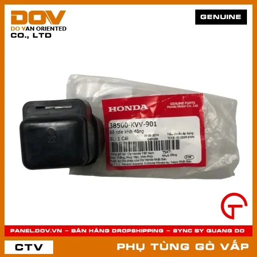 BỘ RƠLE KHỞI ĐỘNG (ĐỀ) MÃ PHỤ TÙNG 38500KVV901 — 38500KVV901
