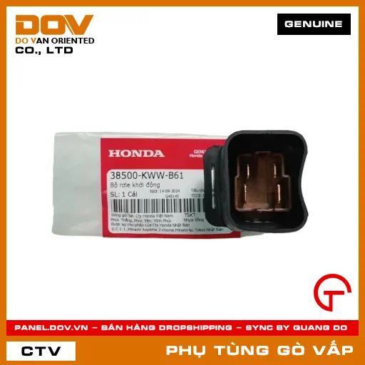 BỘ RƠLE KHỞI ĐỘNG (ĐỀ) MÃ PHỤ TÙNG 38500KWWB61 — 38500KWWB61
