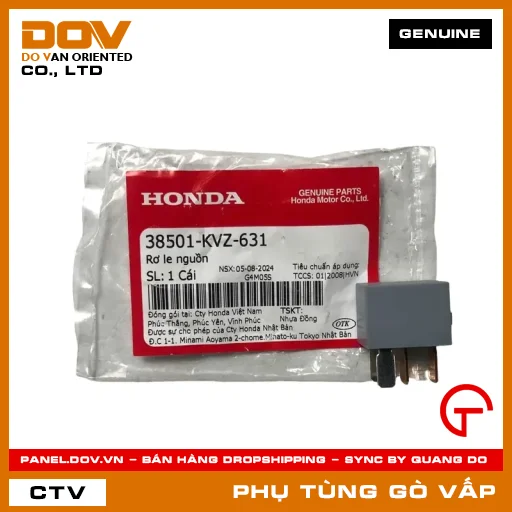 RƠ LE NGUỒN MÃ PHỤ TÙNG 38501KVZ631 — 38501KVZ631