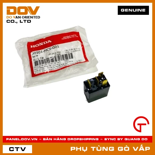 RƠ LE MÃ PHỤ TÙNG 38501MCSG01 — 38501MCSG01