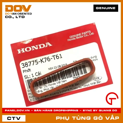 PHỚT MÃ PHỤ TÙNG 38775K76T61 — 38775K76T61