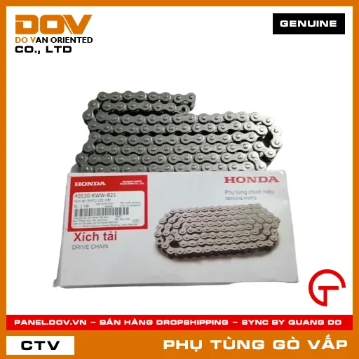 XÍCH TẢI (KMC) 102 MẮT MÃ PHỤ TÙNG 40530KWWB21 — 40530KWWB21