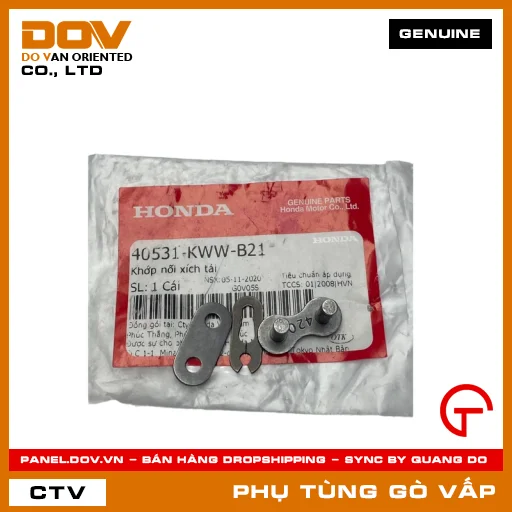 KHỚP NỐI XÍCH TẢI MÃ PHỤ TÙNG 40531KWWB21 — 40531KWWB21