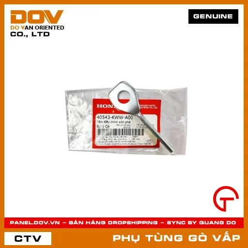 TẤM ĐIỀU CHỈNH XÍCH PHẢI MÃ PHỤ TÙNG 40543KWWA00 — 40543KWWA00