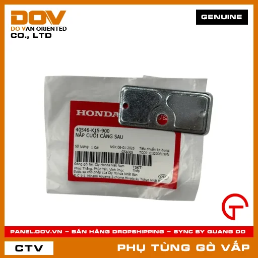 NẮP CUỐI CÀNG SAU MÃ PHỤ TÙNG 40546K15900 — 40546K15900