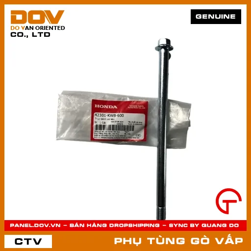 TRỤC BÁNH XE SAU MÃ PHỤ TÙNG 42301KWB600 — 42301KWB600