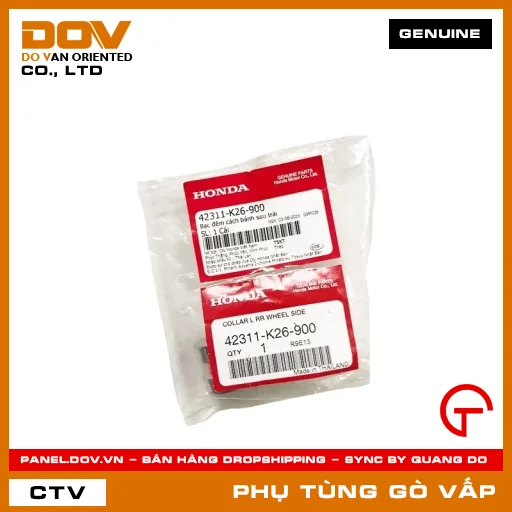 BẠC ĐỆM CÁCH BÁNH SAU TRÁI MÃ PHỤ TÙNG 42311K26900 — 42311K26900