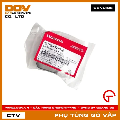 KẸP ỐNG DẦU THẮNG SAU MÃ PHỤ TÙNG 43156KYZ910 — 43156KYZ910