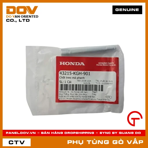 CHỐT TREO BỐ THẮNG MÃ PHỤ TÙNG 43215KGH901 — 43215KGH901