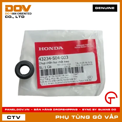 CHỤP CHẮN BỤI CHỐT TREO MÃ PHỤ TÙNG 43234S04003 — 43234S04003