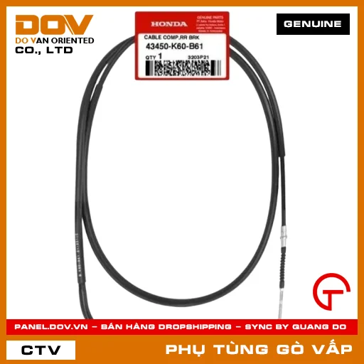 DÂY THẮNG SAU MÃ PHỤ TÙNG 43450K60B61 — 43450K60B61