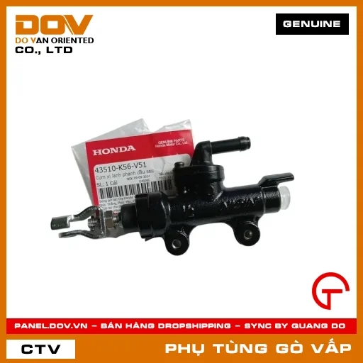 CỤM XI LANH PHANH DẦU SAU MÃ PHỤ TÙNG 43510K56V51 — 43510K56V51