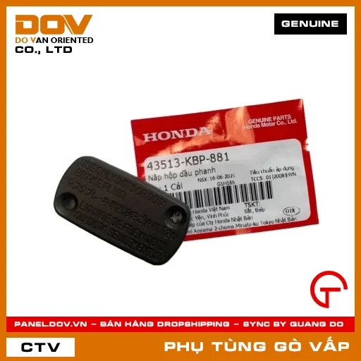 NẮP HỘP DẦU PHANH MÃ PHỤ TÙNG 43513KBP881 — 43513KBP881