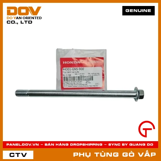 TRỤC BÁNH XE TRƯỚC MÃ PHỤ TÙNG 44301GN5900 — 44301GN5900