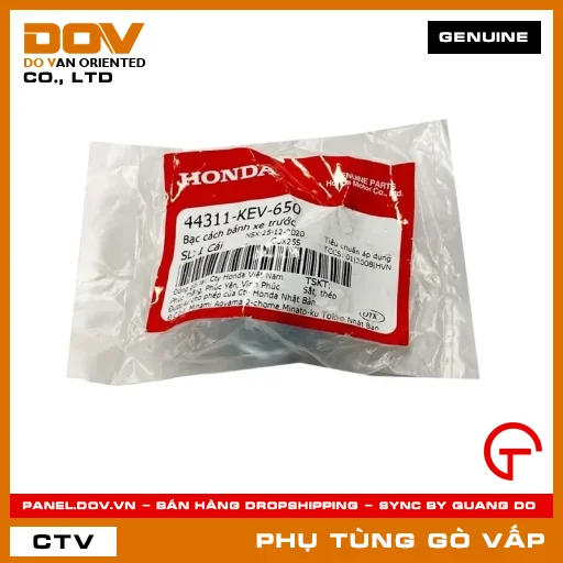 BẠC CÁCH BÁNH XE TRƯỚC MÃ PHỤ TÙNG 44311KEV650 — 44311KEV650