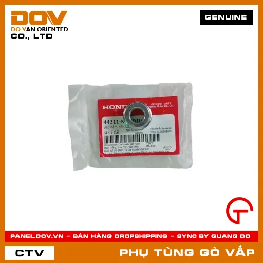 BẠC ĐỆM BÊN BÁNH TRƯỚC MÃ PHỤ TÙNG 44311KVB910 — 44311KVB910