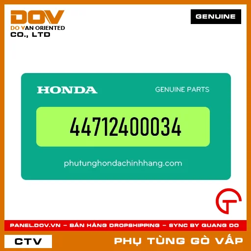 SĂM XE (DUN) MÃ PHỤ TÙNG 44712400034 — 44712400034