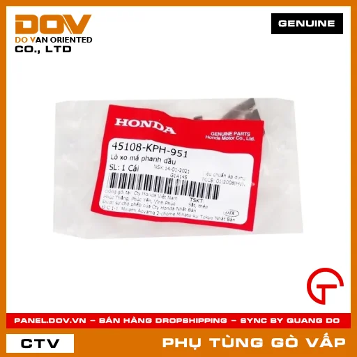 LÒ XO BỐ THẮNG DẦU MÃ PHỤ TÙNG 45108KPH951 — 45108KPH951