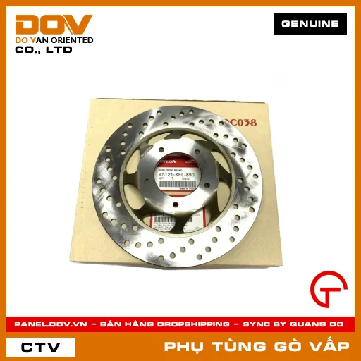 ĐĨA THẮNG TRƯỚC MÃ PHỤ TÙNG 45121KFL890 — 45121KFL890