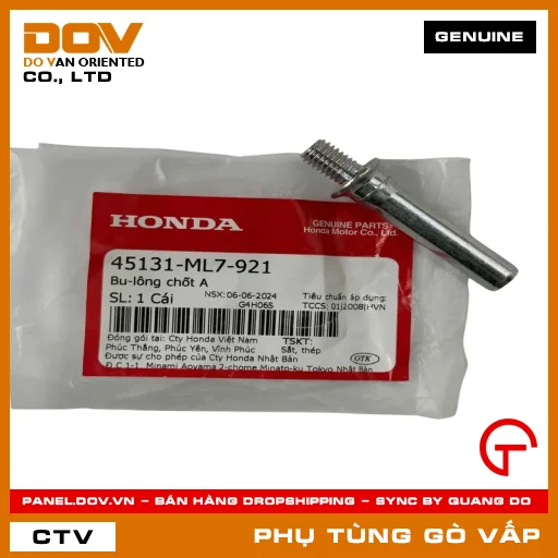 BU-LÔNG CHỐT A MÃ PHỤ TÙNG 45131ML7921 — 45131ML7921