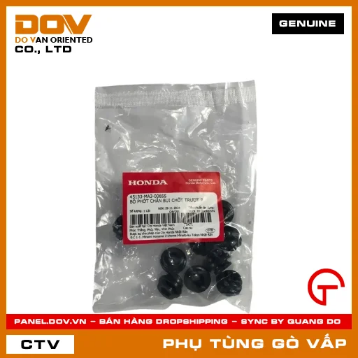 BỘ PHỚT CHẮN BỤI CHỐT TRƯỢT B MÃ PHỤ TÙNG 45133MA3006SS — 45133MA3006SS