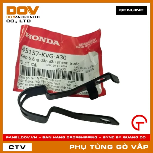 KẸP B ỐNG DẪN DẦU THẮNG TRƯỚC MÃ PHỤ TÙNG 45157KVGA30 — 45157KVGA30