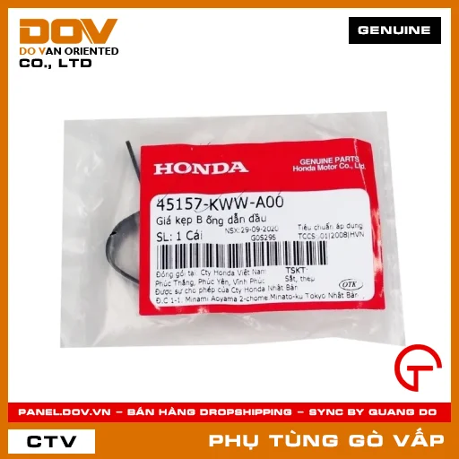 GIÁ KẸP B ỐNG DẪN DẦU MÃ PHỤ TÙNG 45157KWWA00 — 45157KWWA00