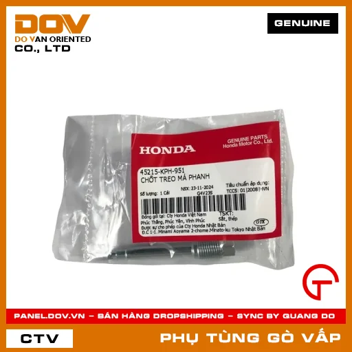 CHỐT TREO BỐ THẮNG MÃ PHỤ TÙNG 45215KPH951 — 45215KPH951