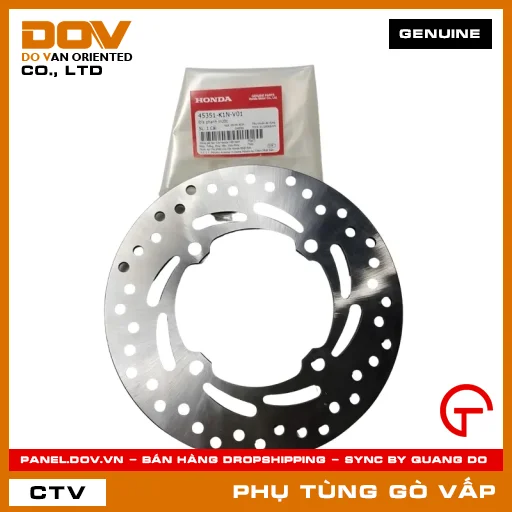 ĐĨA THẮNG TRƯỚC MÃ PHỤ TÙNG 45351K1NV01 — 45351K1NV01