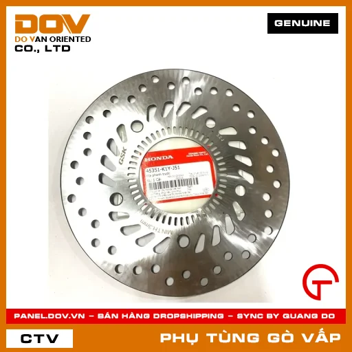 ĐĨA THẮNG TRƯỚC MÃ PHỤ TÙNG 45351K1YJ51 — 45351K1YJ51