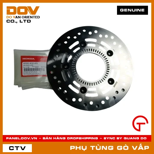 ĐĨA THẮNG TRƯỚC MÃ PHỤ TÙNG 45351K2ZV01 — 45351K2ZV01