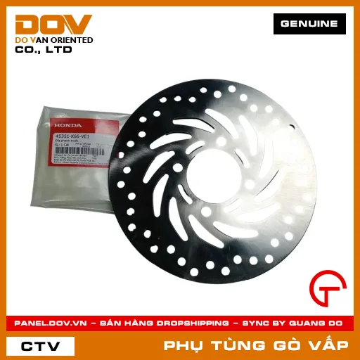 ĐĨA THẮNG TRƯỚC MÃ PHỤ TÙNG 45351K66VE1 — 45351K66VE1