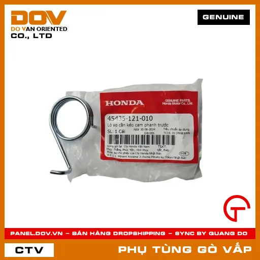 LÒ XO CẦN KÉO CAM THẮNG TRƯỚC MÃ PHỤ TÙNG 45435121010 — 45435121010