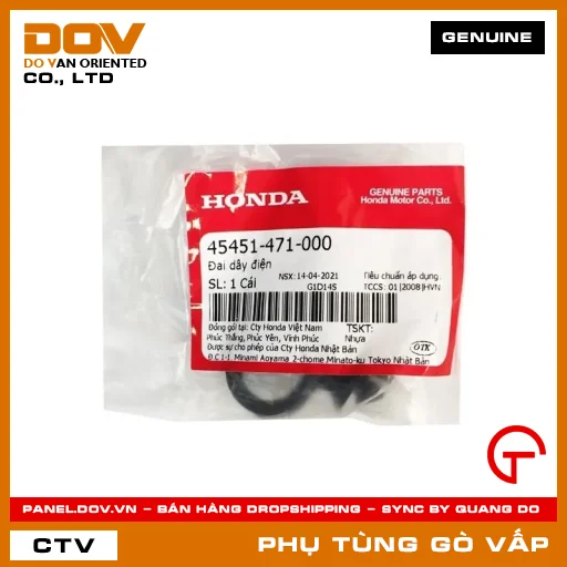 ĐAI DÂY ĐIỆN MÃ PHỤ TÙNG 45451471000 — 45451471000