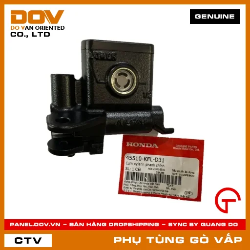 CỤM XYLANH PHANH CHÍNH MÃ PHỤ TÙNG 45510KFLD31 — 45510KFLD31