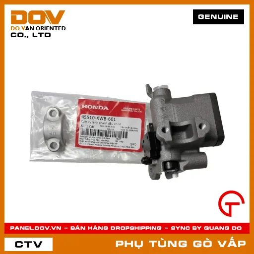 CỤM XY LANH PHANH DẦU CHÍNH MÃ PHỤ TÙNG 45510KWB601 — 45510KWB601