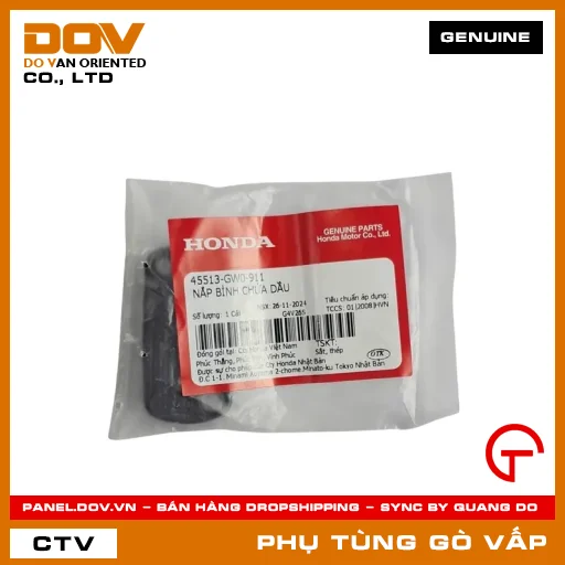 NẮP BÌNH CHỨA DẦU MÃ PHỤ TÙNG 45513GW0911 — 45513GW0911