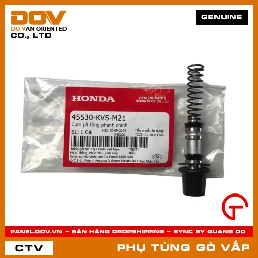 CỤM PÍT TÔNG PHANH CHÍNH MÃ PHỤ TÙNG 45530KVSM21 — 45530KVSM21