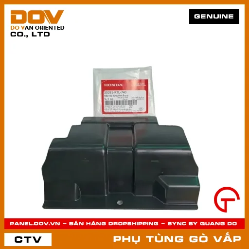 NẮP HỘP ĐỰNG BÌNH ẮCQUY MÃ PHỤ TÙNG 50381KTL740 — 50381KTL740