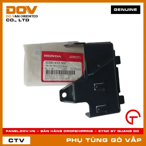NẮP HỘP ĐỰNG BÌNH ẮCQUY MÃ PHỤ TÙNG 50381KYZ900 — 50381KYZ900