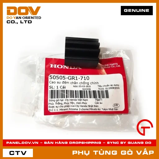 CAO SU ĐỆM CHÂN CHỐNG CHÍNH MÃ PHỤ TÙNG 50505GR1710 — 50505GR1710