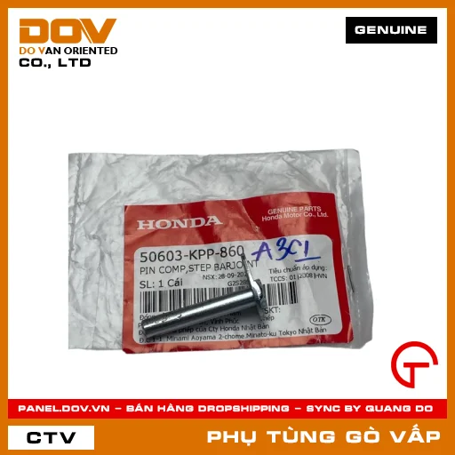 PIN COMP,STEP BARJOINT MÃ PHỤ TÙNG 50603KPP860 — 50603KPP860