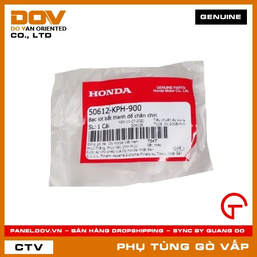BẠC LÓT BẮT THANH ĐỂ CHÂN CHÍN MÃ PHỤ TÙNG 50612KPH900 — 50612KPH900