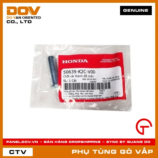 CHỐT CÀI THANH ĐỂ CHÂN MÃ PHỤ TÙNG 50639K2CV00 — 50639K2CV00